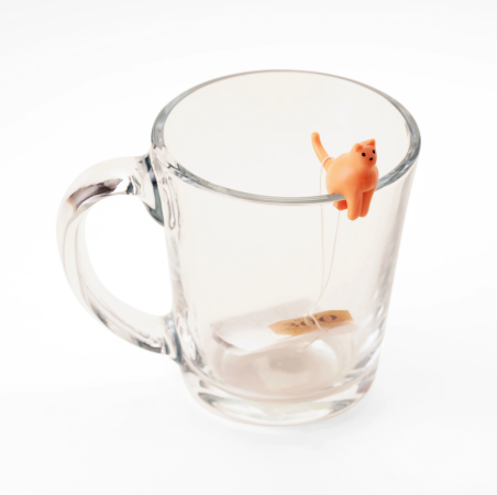 porte sachet de the chat kikkerland mycrazystuff.com