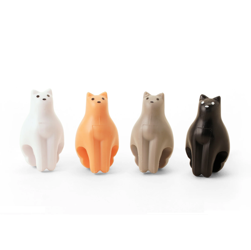 porte sachet de the chat kikkerland mycrazystuff.com