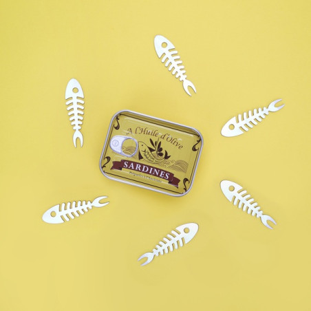 set de 6 pics aperitifs en form de poisson Balvi mycrazystuff.com