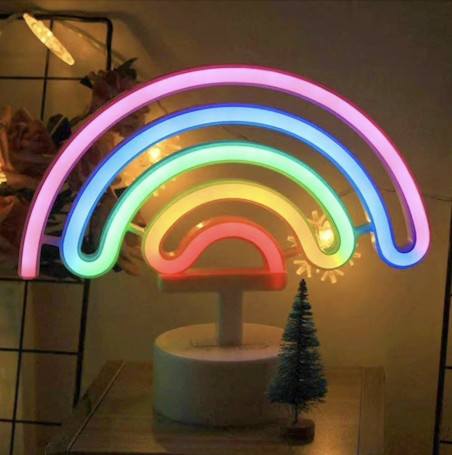 Lampe Néon Led Arc en Ciel