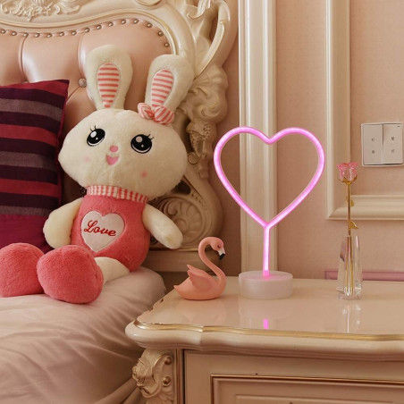 lampe neon led coeur rose mycrazystuff.com