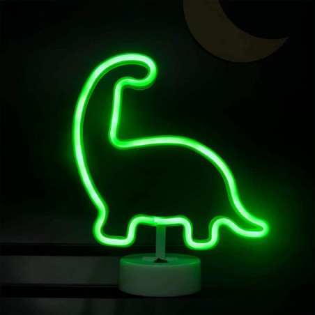 lampe neon led dinosaure vert mycrazystuff.com