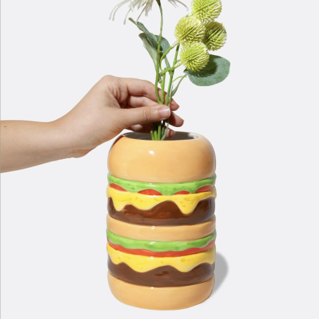vase céramique hamburger doiy mycrazystuff.com