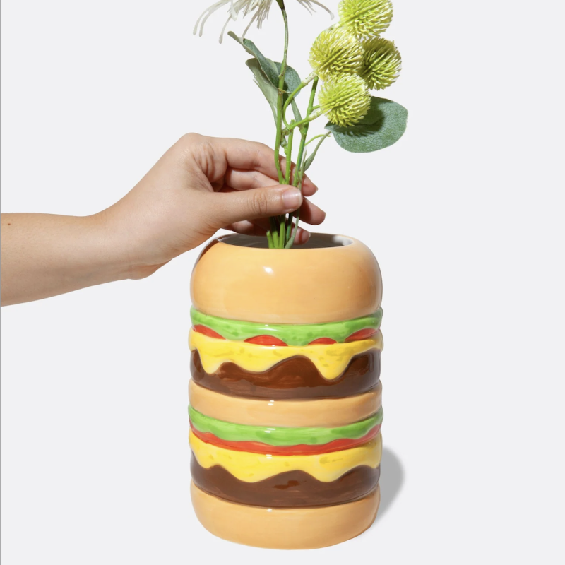 vase céramique hamburger doiy mycrazystuff.com
