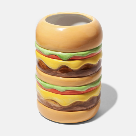 vase céramique hamburger doiy mycrazystuff.com