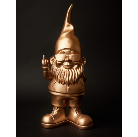 statue nain bernardo 29cm gold blogo design mycrazystuff.com