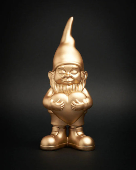 statue nain lover 29cm gold blogo mycrazystuff.com