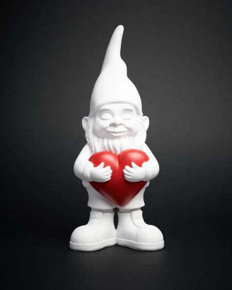 statue nain lover 29cm blanc blogo mycrazystuff.com