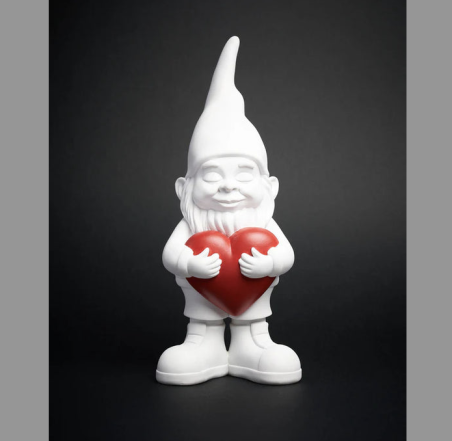 statue nain lover 29cm blanc blogo mycrazystuff.com