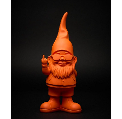 statue nain bernardo orange 29cm blogo mycrazystuff.com