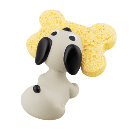 porte éponge chien gris pylones mycrazystuff.com