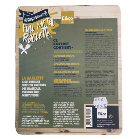 kit assaisonnement pour raclette quai sud mycrazystuff.com