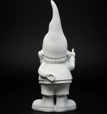 statue mini bernardo blanc 12,5cm blogo mycrazystuff.com