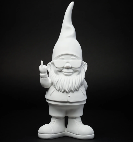 statue mini bernardo blanc 12,5cm blogo mycrazystuff.com