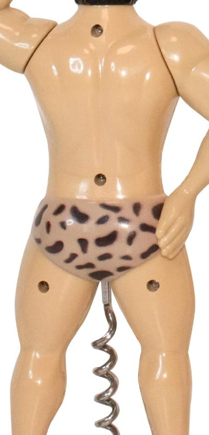 ouvre bouteille homme musclé moustache