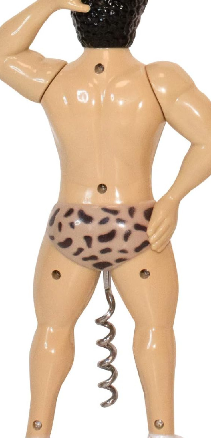 Ouvre-bouteille homme musclé – Décapsuleur humour avec nœud papillon - mycrazystuff