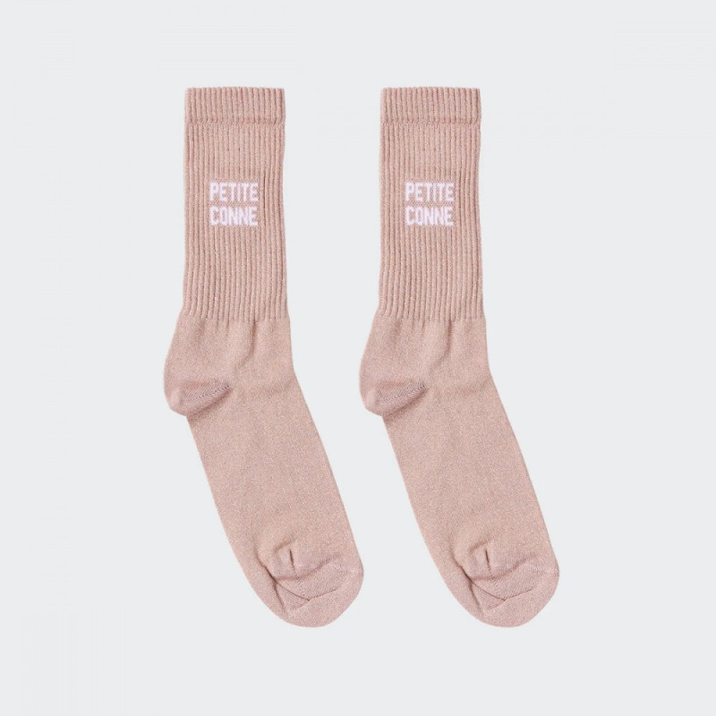 chaussettes roses petite conne à paillettes Felicie aussi mycrazystuff.com