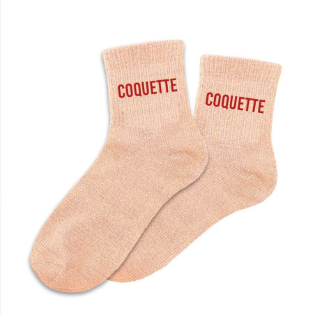 chaussettes paillettes roses coquette mycrazystuff.com
