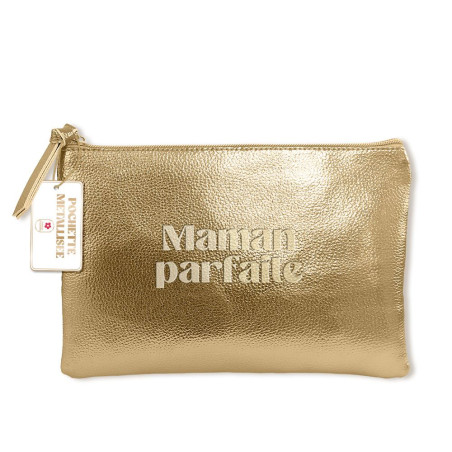 pochette métallisée or maman parfaite mycrazystuff.com