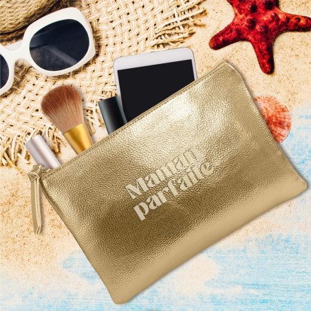 pochette métallisée or maman parfaite mycrazystuff.com