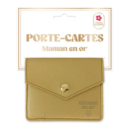 porte cartes maman en or mycrazystuff.com