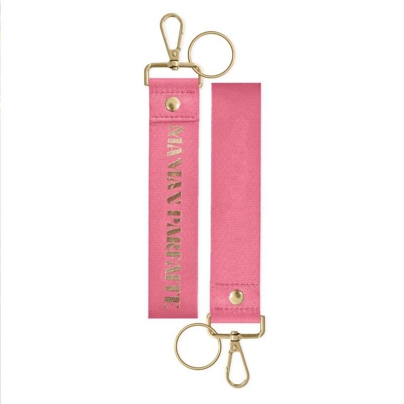 porte clés lanière maman parfaite rose mycrazystuff.com