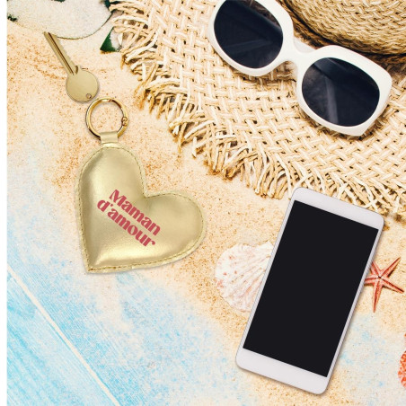 porte clés coeur maman d'amour mycrazystuff.com
