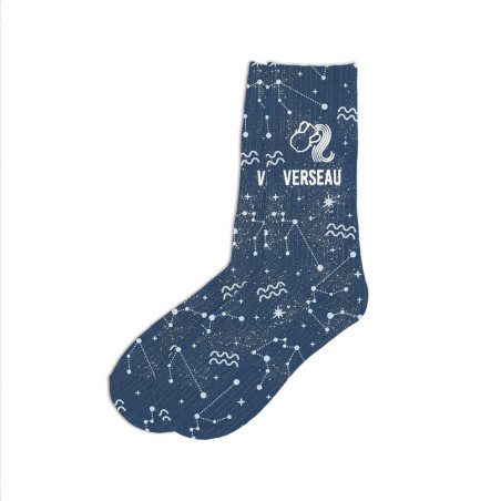 chaussettes zodiaque paillettes verseau mycrazystuff.com