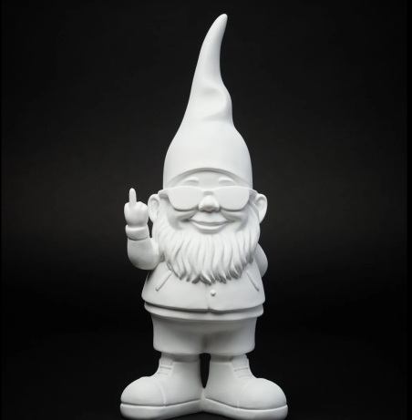 statue nain bernardo blanc blogo design mycrazystuff.com