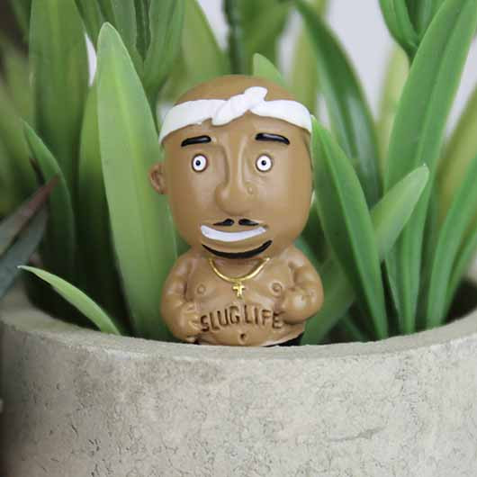 mini figurines pour plantes rap légende Gift Republic mycrazystuff.com