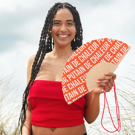 éventail patron rouge putain de chaleur Fisura mycrazystuff.com