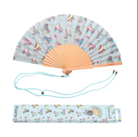 éventail bleu coller Fisura mycrazystuff.com