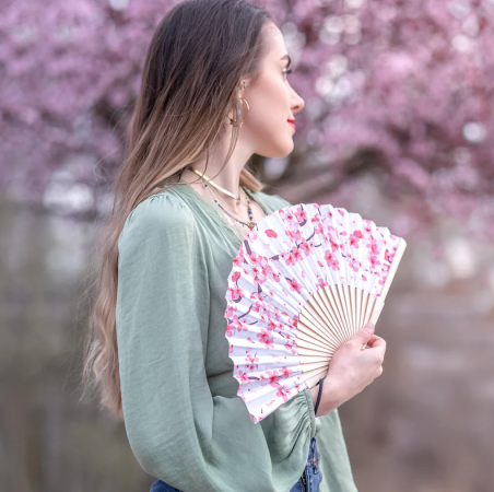 éventail rose cerisier Fisura mycrazystuff.com