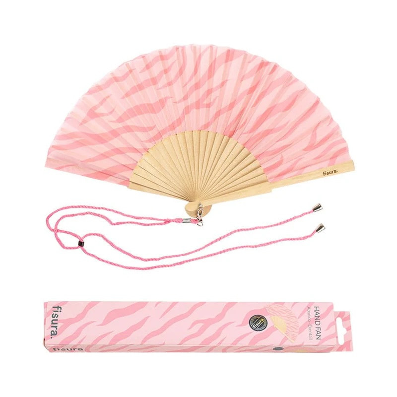 Eventail Rose Tigre Fisura