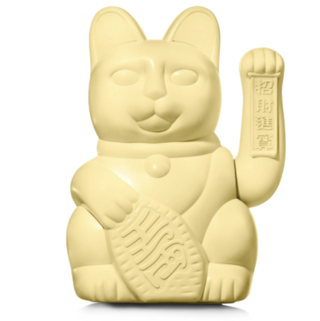 lucky cat geant maneki Neko jaune donkey mycrazystuff.com