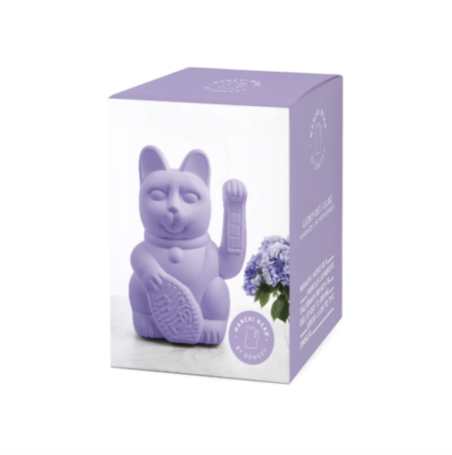 lucky cat géant maneki Neko lilas donkey Mycrazystuff.com