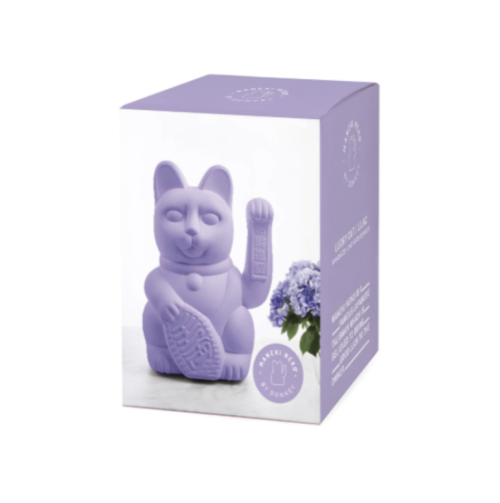 lucky cat géant maneki Neko lilas donkey Mycrazystuff.com