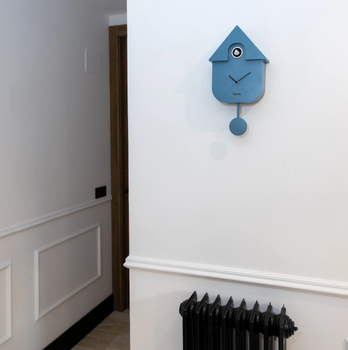 horloge coucou bleu pendule fisura Mycrazystuff.com