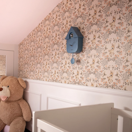 horloge coucou bleu pendule fisura Mycrazystuff.com