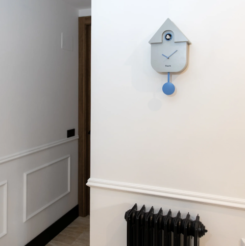 horloge coucou grise pendule fisura Mycrazystuff.com