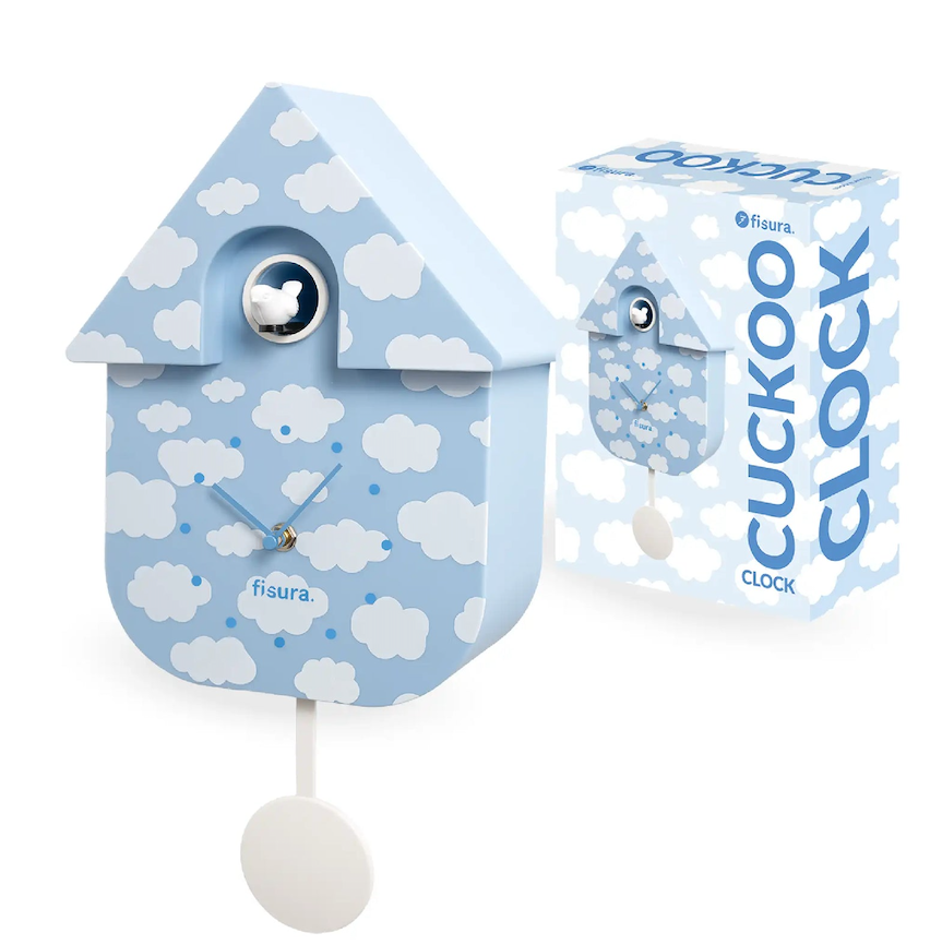 horloge coucou nuage pendule fisura Mycrazystuff.com