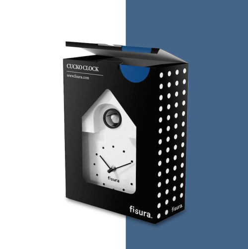 horloge coucou blanche pendule fisura Mycrazystuff.com