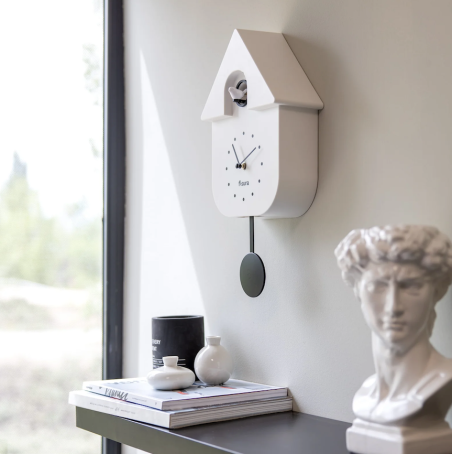 horloge coucou blanche pendule fisura Mycrazystuff.com