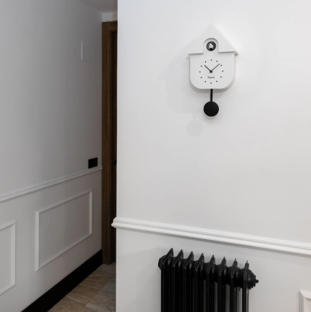 horloge coucou blanche pendule fisura Mycrazystuff.com