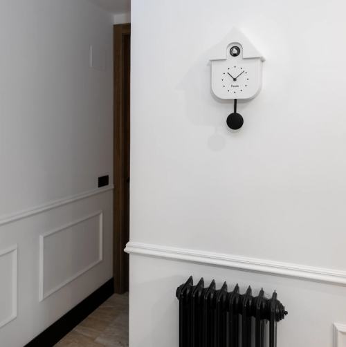 horloge coucou blanche pendule fisura Mycrazystuff.com