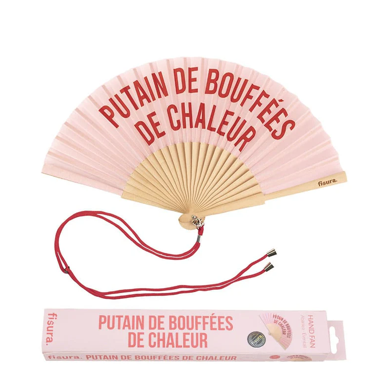 Eventail Rose Putain de Bouffées de Chaleur Fisura