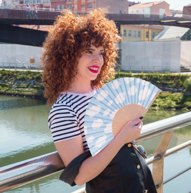 éventail bleu nuage fisura Mycrazystuff.com