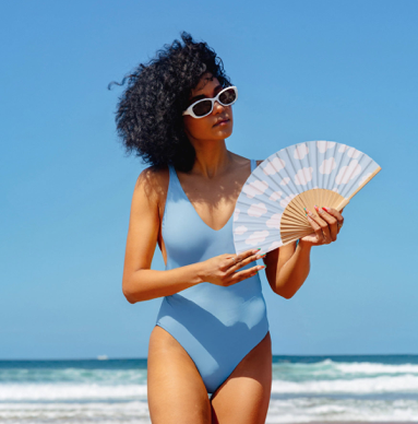 éventail bleu nuage fisura Mycrazystuff.com