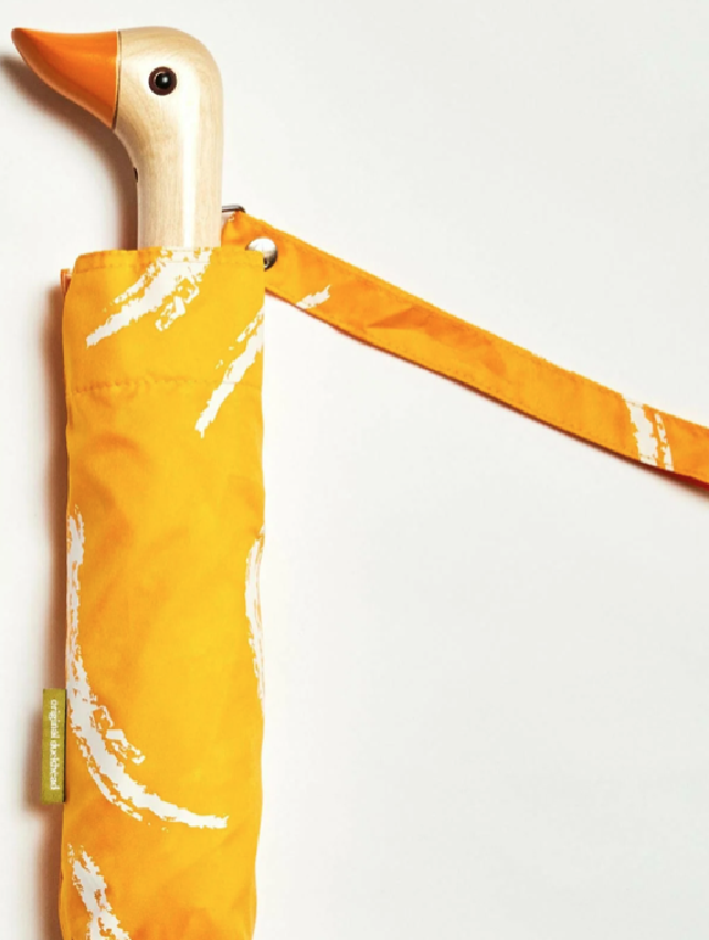 parapluie jaune safran brush original duckhead Mycrazystuff.com
