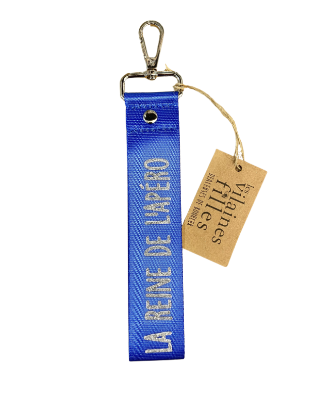 porte clés bleu la reine de l'apéro mycrazystuff.com